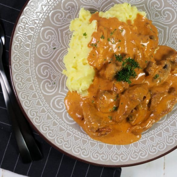 bøfstroganoff Bøf Stroganoff