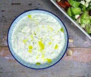 billede med tzatziki