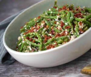 bønnesalat med bacon