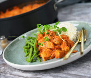 Kylling med mascarpone og tomat