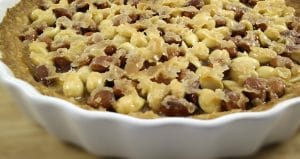 Mandeltærte med smørkaramel