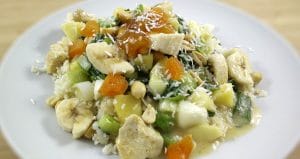 Ristaffel med kylling i karry