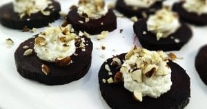 Bagte rødbeder med peberrodscreme