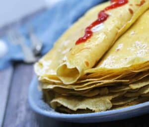 billede med pandekager