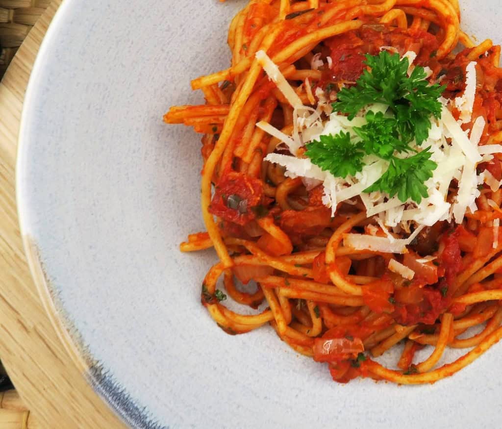 Billede af nem pastaret.