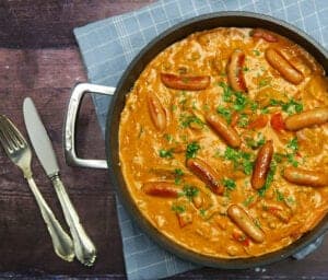 billede med mørbradgryde