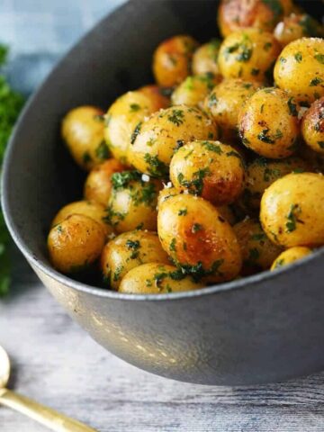 smørstegte kartofler