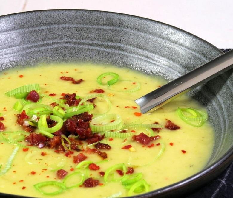 Kartoffel porresuppe