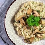 risotto med svampe Risotto med svampe og parmesan