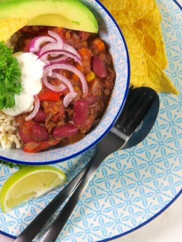 Billede af chili sin carne.