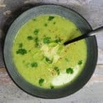 Cremet vegansk suppe med broccoli Cremet vegansk suppe med broccoli