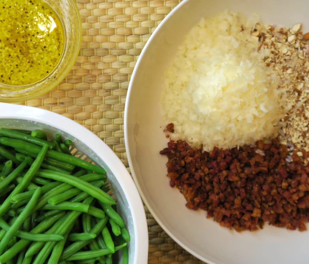 Bønnesalat med bacon
