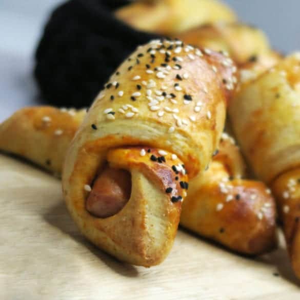 bløde-og-luftige-pølsehorn Bløde og luftige pølsehorn