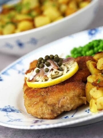 billede med wienerschnitzel