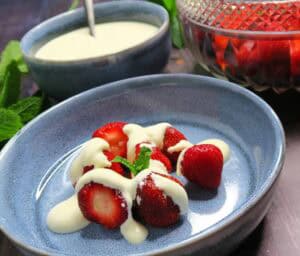 Billede af vaniljecreme.