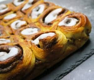 Smørkage med remonce og vaniljecreme