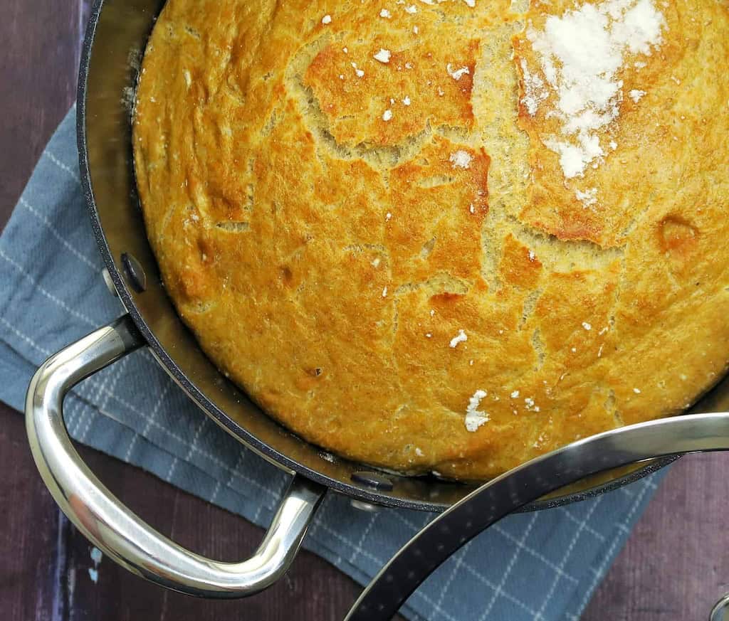 Æltefrit grydebrød (verdens bedste og nemmeste grydebrød)