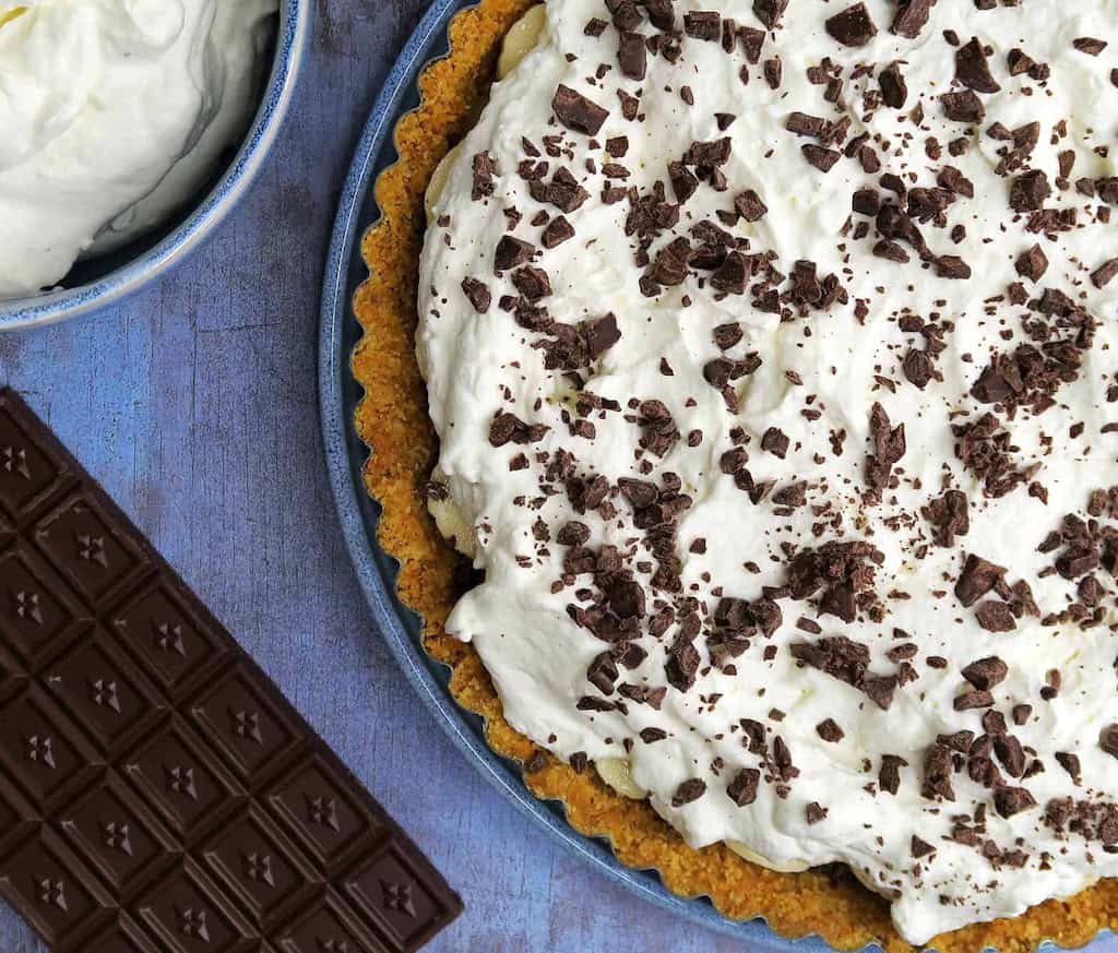 Billede af banoffee pie.