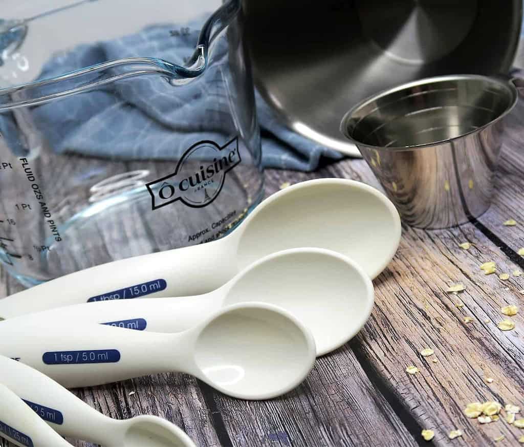 Billede af ingredienser omregner.