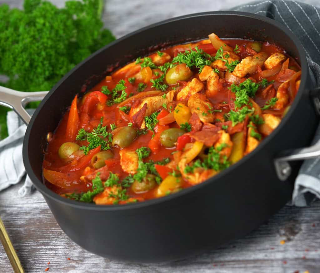 Spansk chorizo-gryde