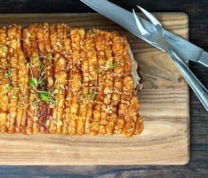 billede med flæskesteg