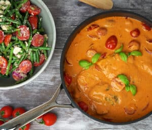 Kyllingebryster i tomatdrøm