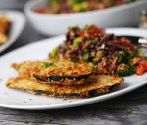 Aubergine steaks