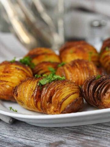hasselback kartofler i airfryer opskrift