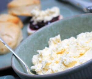 billede med clotted cream