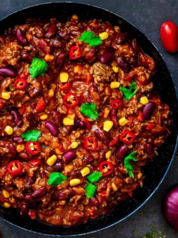 Billede af chili con carne.